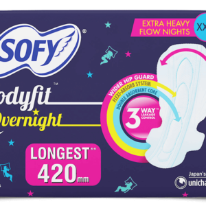 SOFY BODY FIT OVER NIGHT 3 PAD