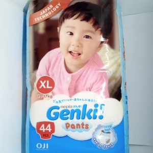 GENKI (MALAYSIAN) BABY DIAPER XL SIZE 12-17 KG 44 PCS