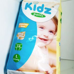 KIDZ (GERMANY) PANT L 58 PCS 9-14 KG BABY DIAPERS (1)