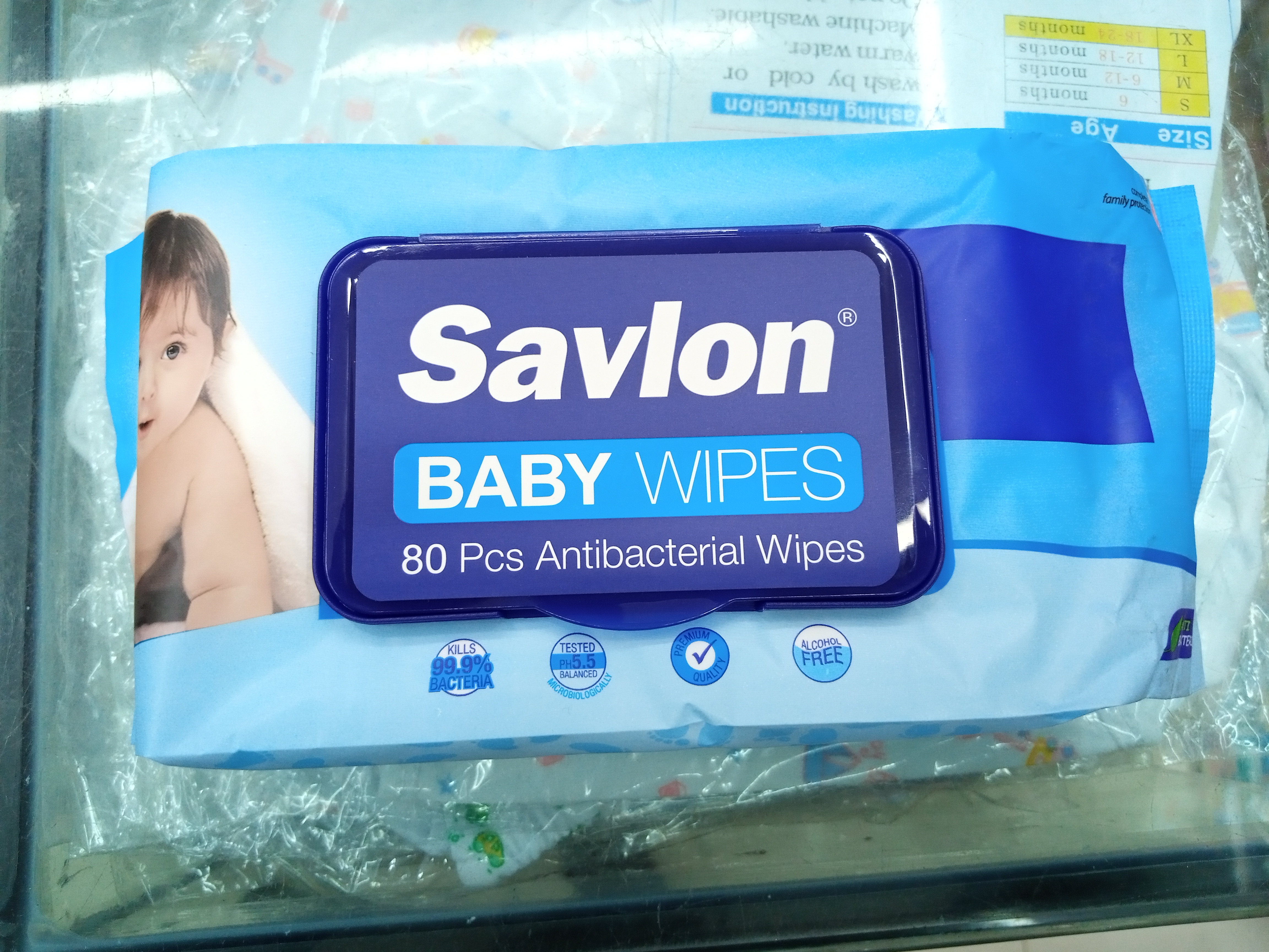 SAVLON BABY WET WIPES 80 PCS