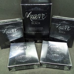 AMORE (MALAYSIA) LUXURY CONDOM BLACK ENTICING FRAGRANCE (SMC)