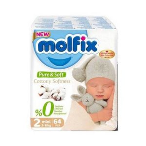 MOLFIX 2 64 3-6 KG PURE AND SOFT BABY DIAPER