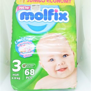 MOLFIX 3 (TURKEY) BELT 68 PCS (4-9 KG) BABY DIAPER