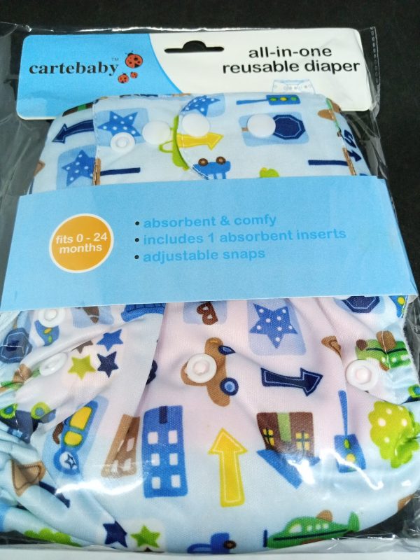 REUSABLE (CHINA) BABY DIAPER ALL IN ONE FITS 0-24 MONTHS BABY 3