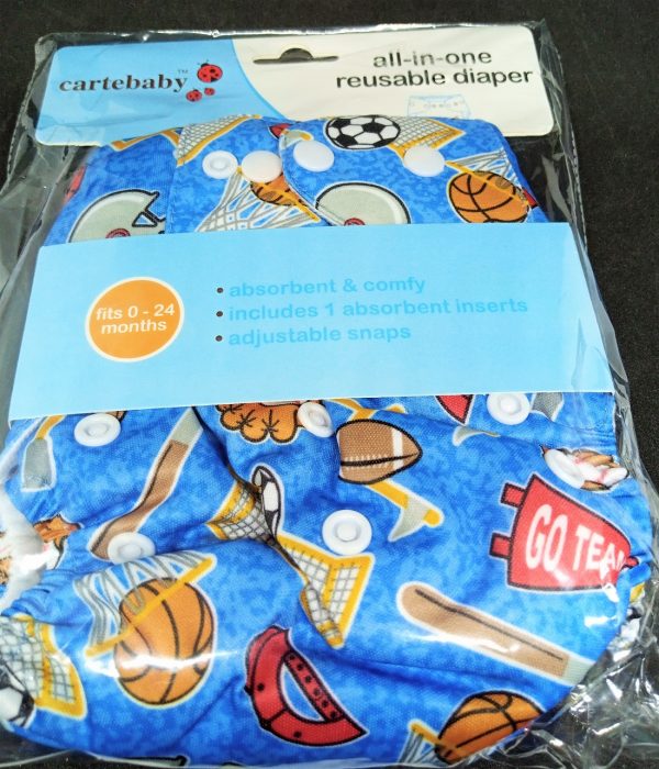 REUSABLE (CHINA) BABY DIAPER ALL IN ONE FITS 0-24 MONTHS BABY 6