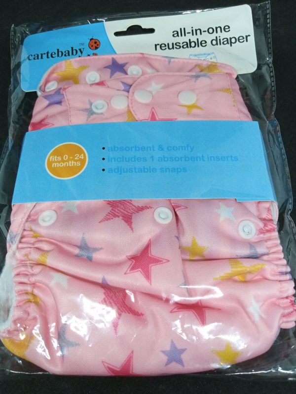 REUSABLE (CHINA) BABY DIAPER ALL IN ONE FITS 0-24 MONTHS BABY 7