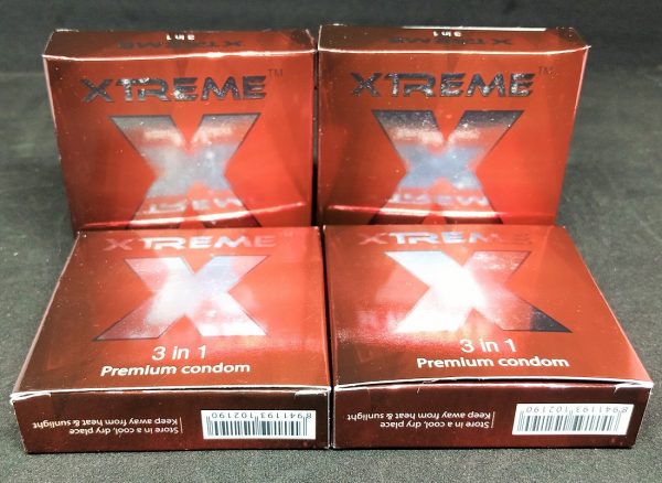 XTREME DOTTED 3 IN 1 CONDOMS (SMC)
