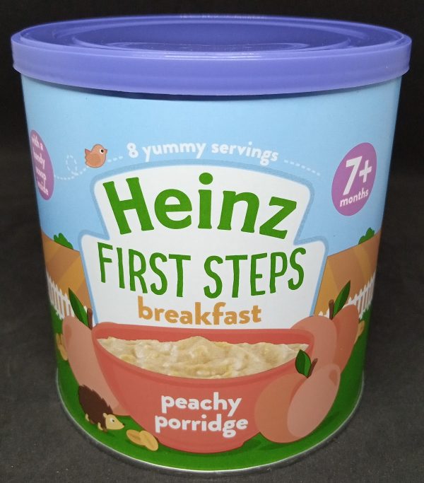 HEINZ (UK) FIRST STEPS BREAKFAST PEACHY PORRIDGE 7+ MONTHS 240G