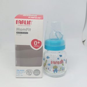 FARLIN STANDARD NECK BABY GLASS FEEDING BOTTLE 60 ML 0+ MONTHS (2)