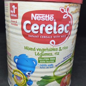 NESTLE CERELAC (UK) 400g FROM 6 MONTHS MIXED VEGETABLES AND RICE WITH MILK