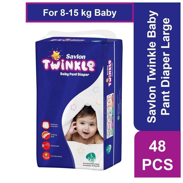 TWINKLE BABY PANT DIAPER L 8-15 KG 48 PCS