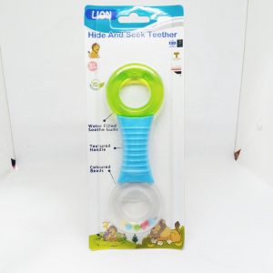 LION BABY HIDE AND SEEK TEETHER 3+ MONTHS (3)